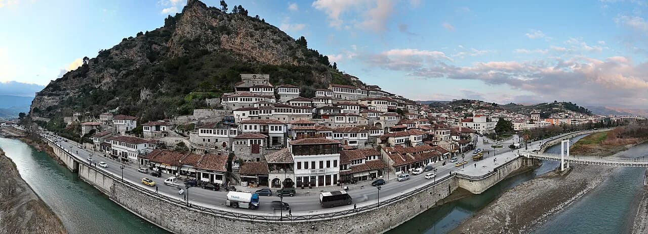 Berat Map: How the Old Town, Castle and Gorica Fit Together