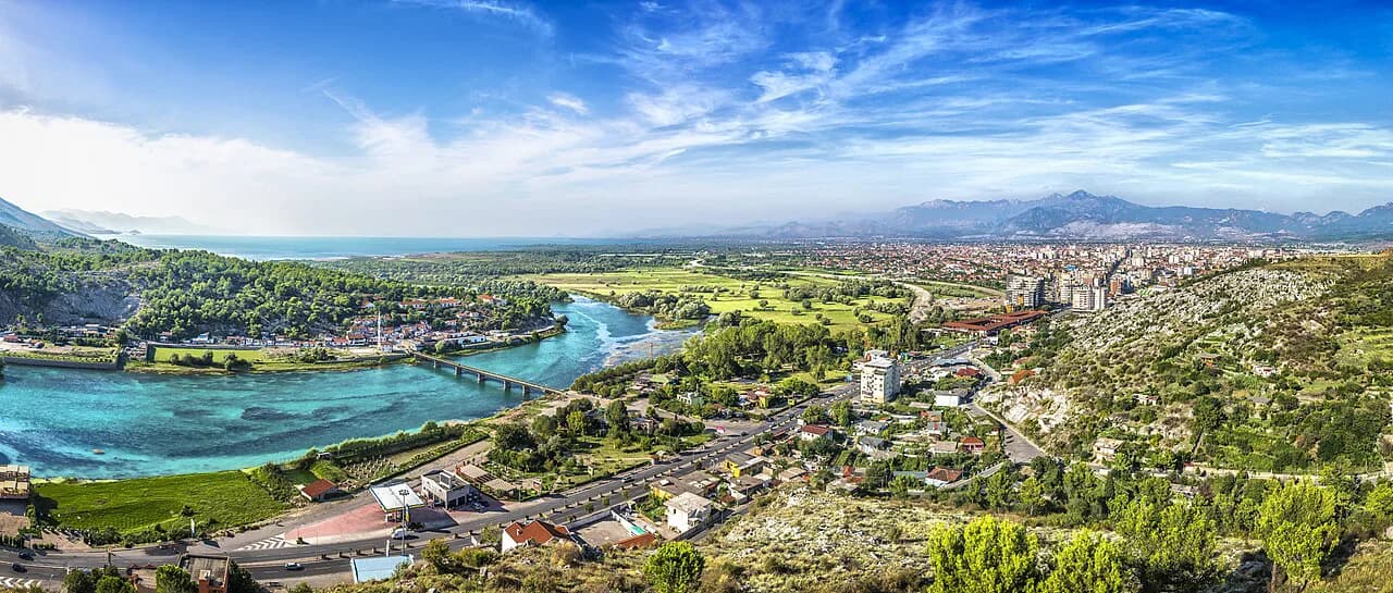 Shkodër Map for Visitors: Old Town, Castle and Main Sights