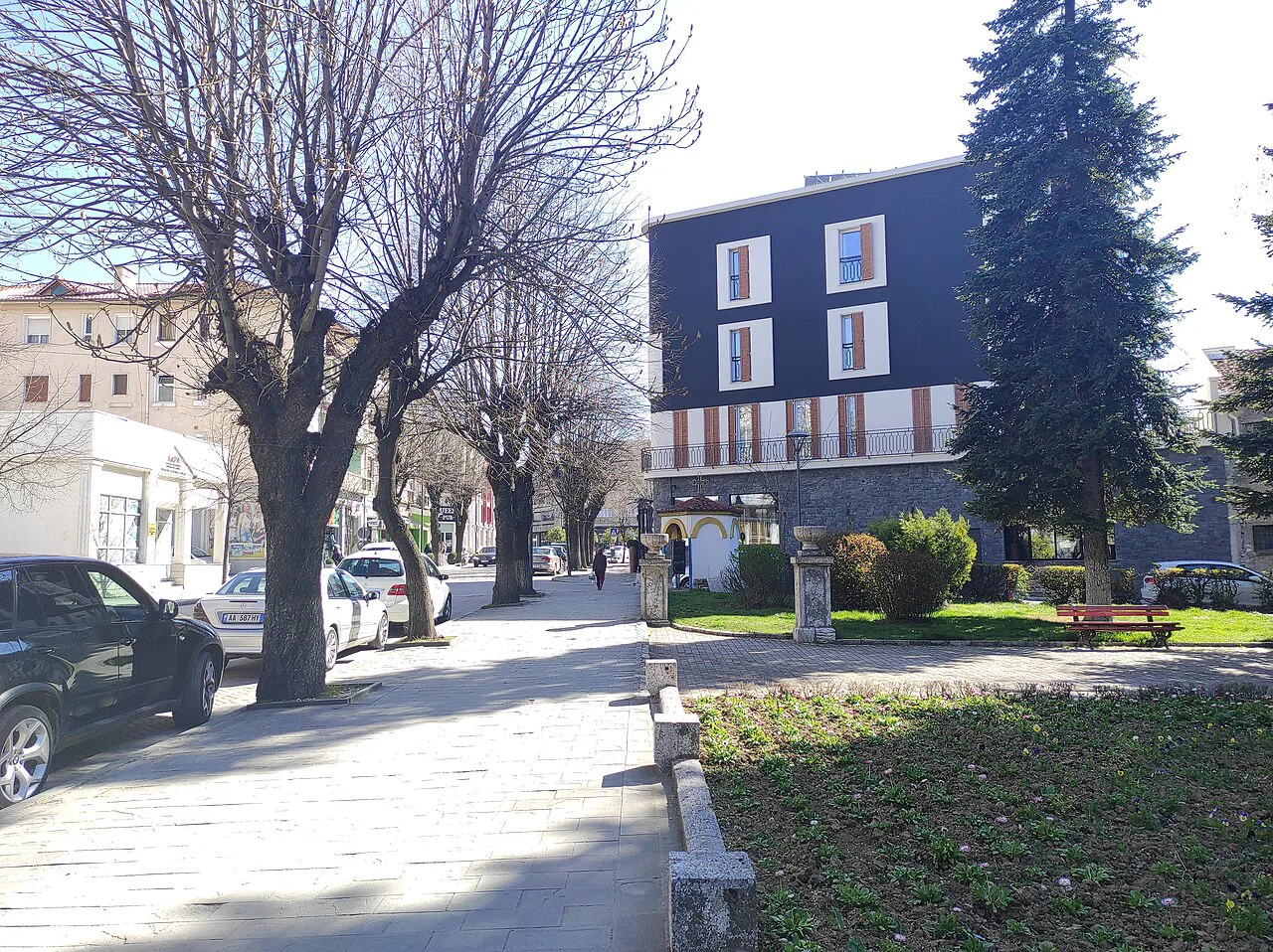 Bulevardi Republika in Korçë.