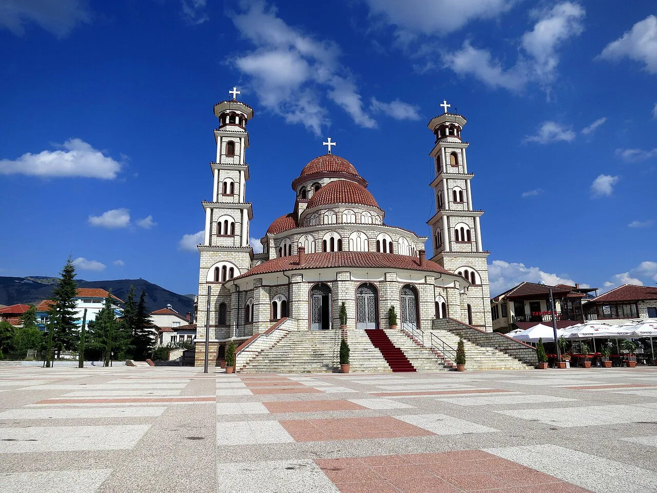 The Resurrection of Christ Orthodox Cathedral in Korçë.