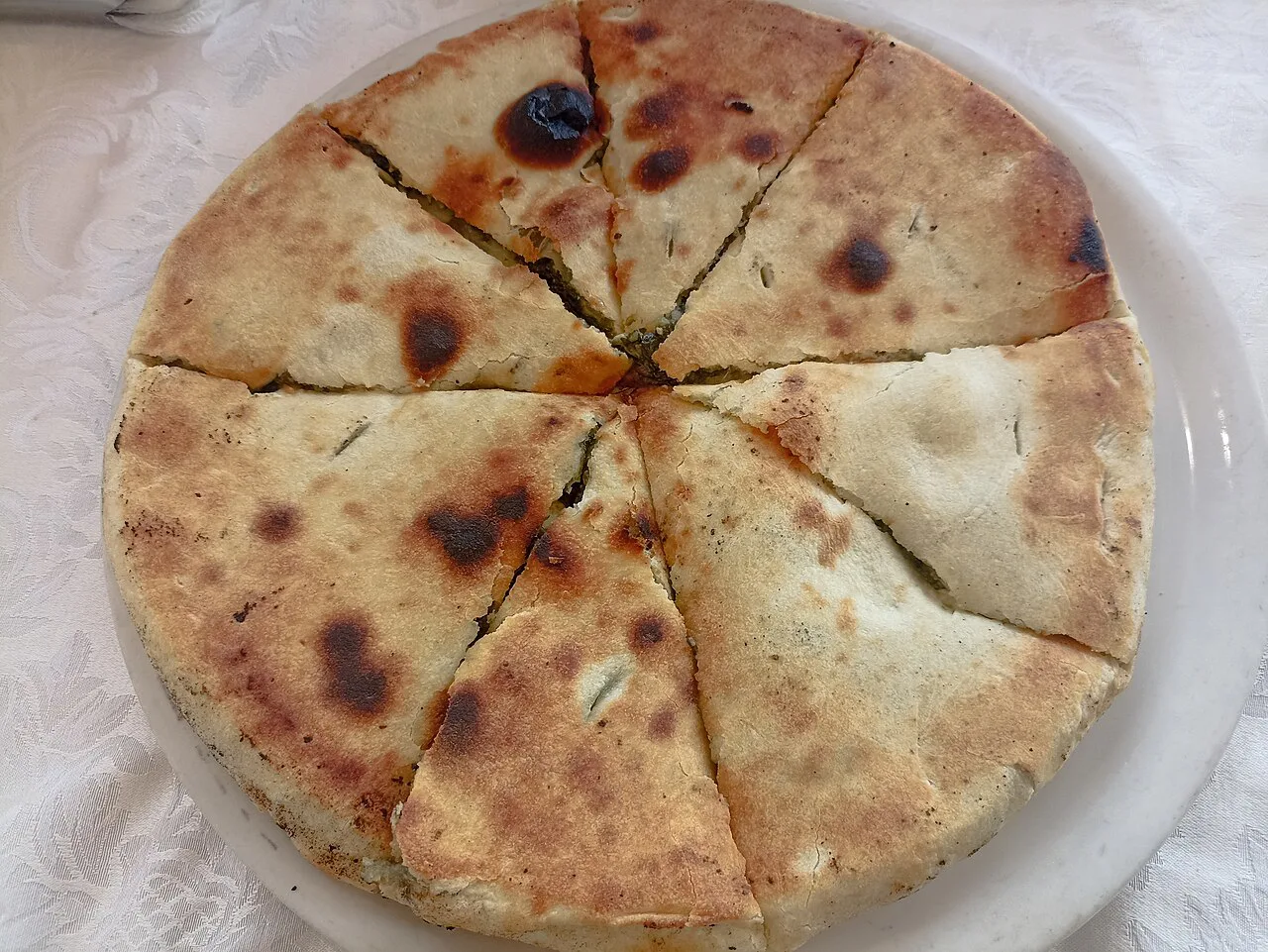 Spinach byrek in Krujë.