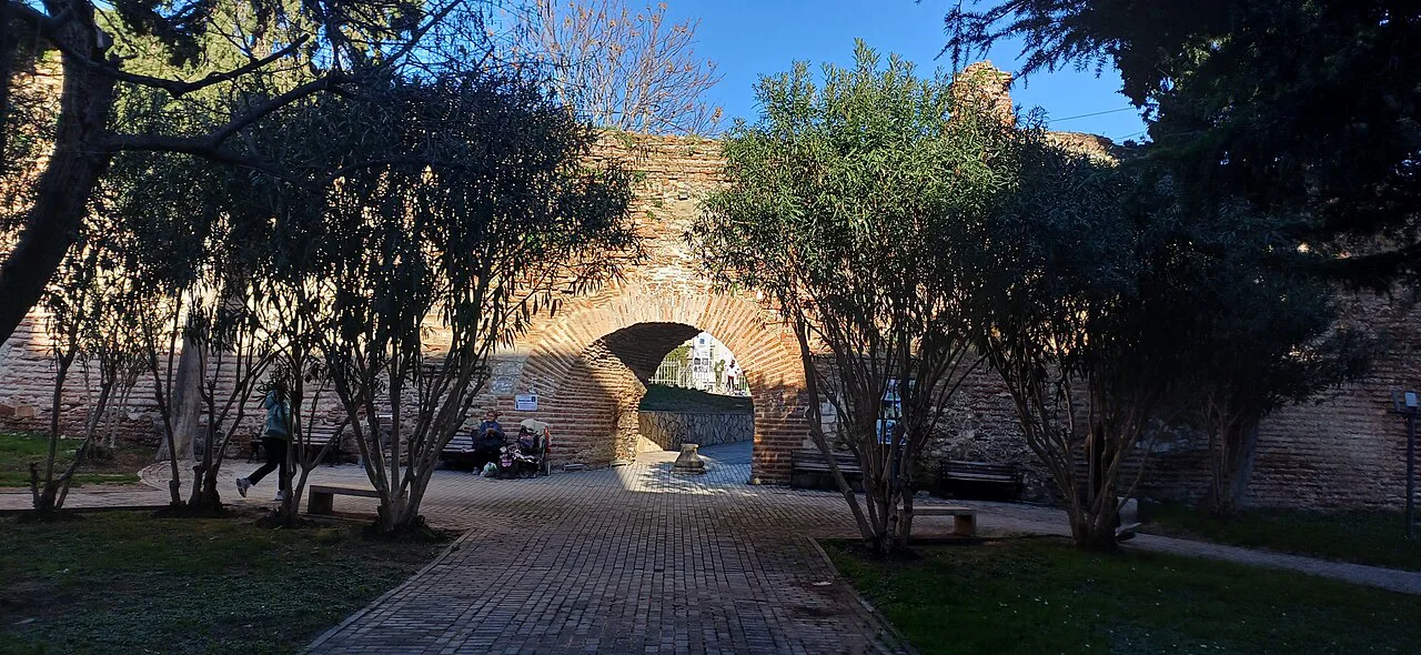 The Amphitheatre Gate in the walls of Durrës Castle.