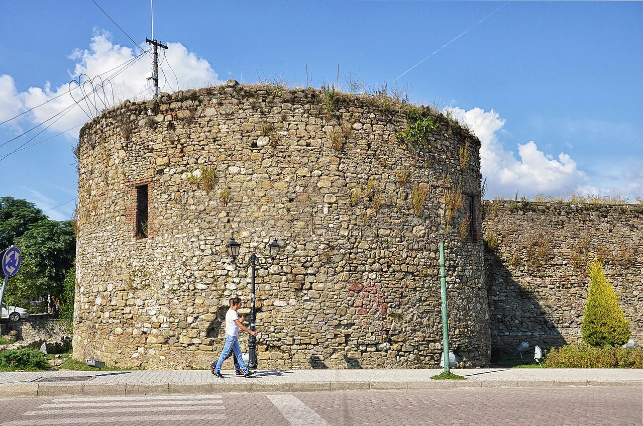 The south-western bastion of Elbasan Castle.