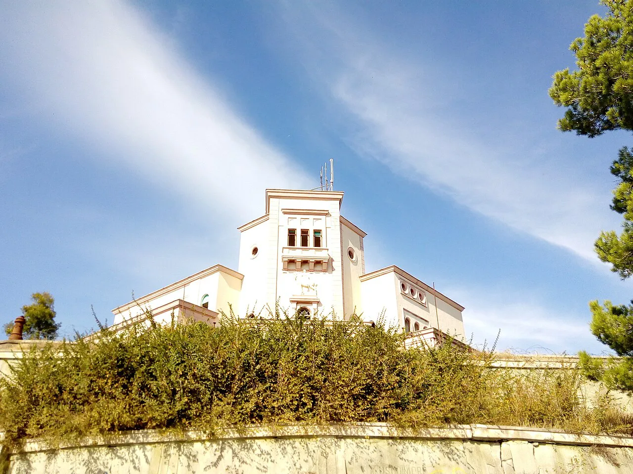 King Zog's Villa on the hill above Durrës.