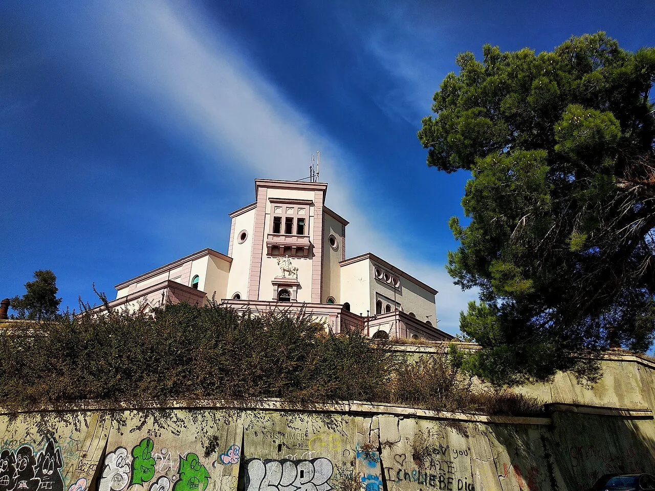 King Zog's Royal Villa on the hill above Durrës.