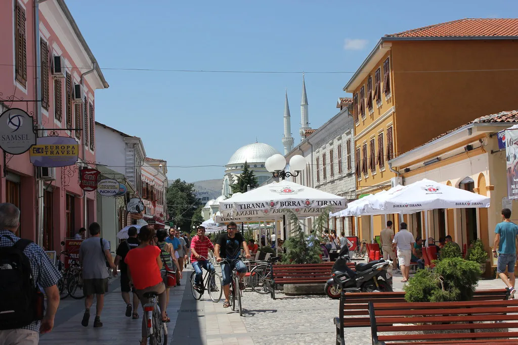 View of Shkodër, Albania