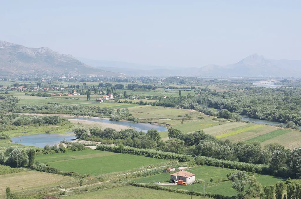 View of Shkodër, Albania