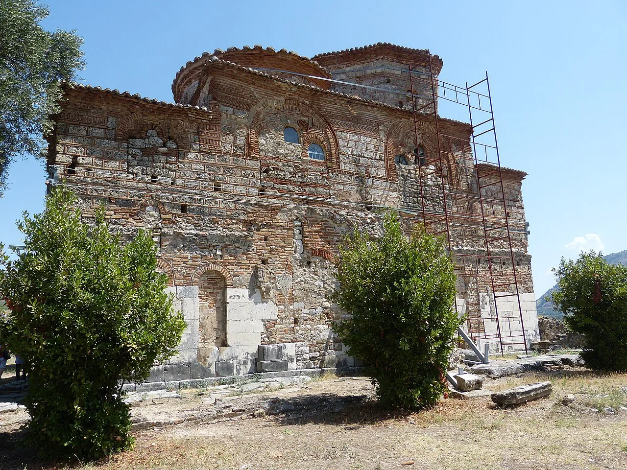The Byzantine church of St Nicholas at Mesopotam.
