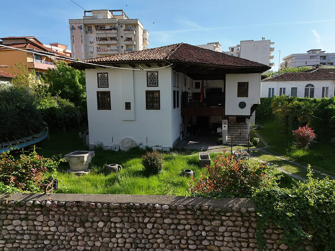 The Shkodër Historical Museum in a traditional house and garden.