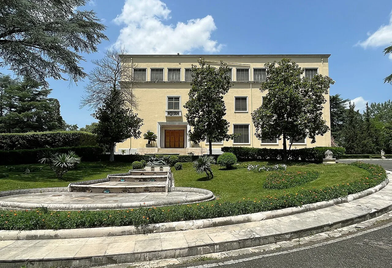 The Palace of Brigades in southern Tirana.