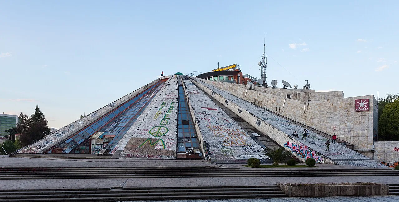 The Pyramid of Tirana.