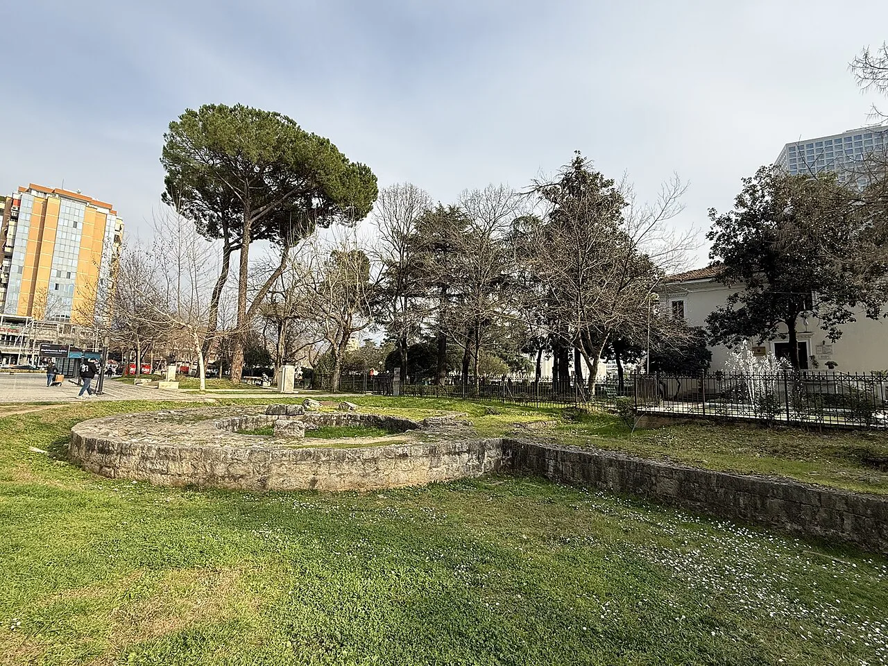 Ruins of Tirana Castle.