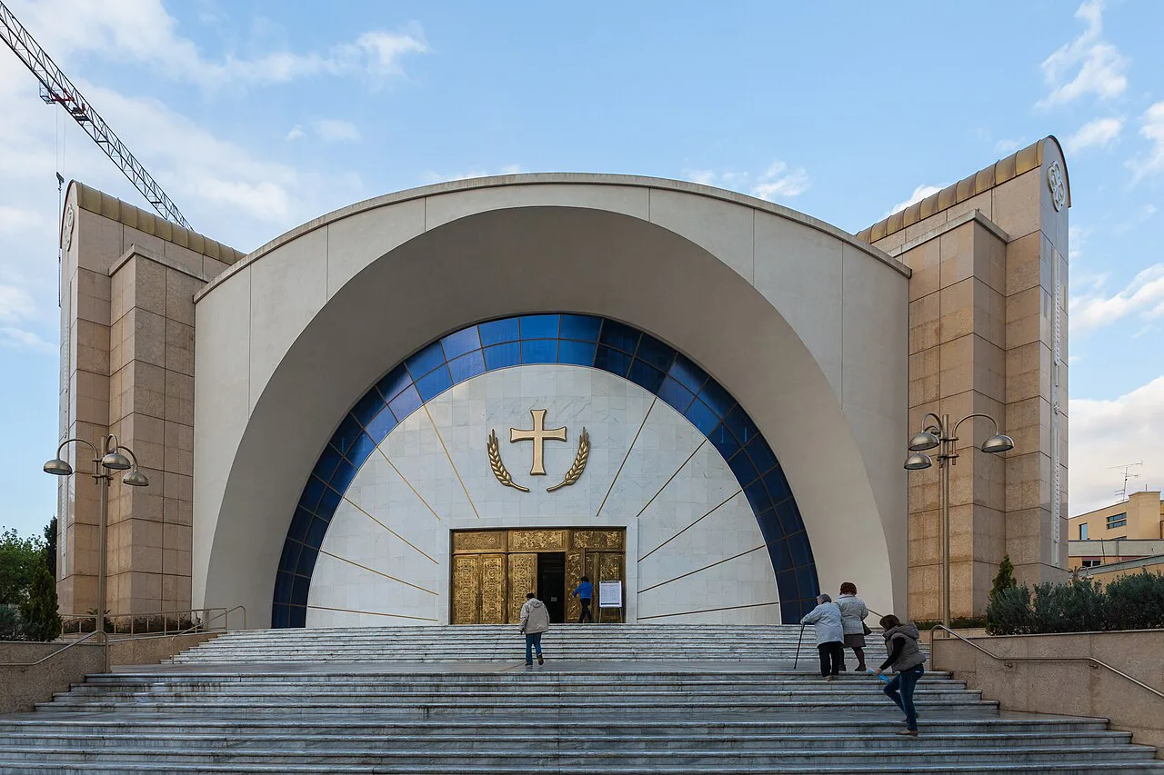 The Resurrection of Christ Orthodox Cathedral in Tirana.