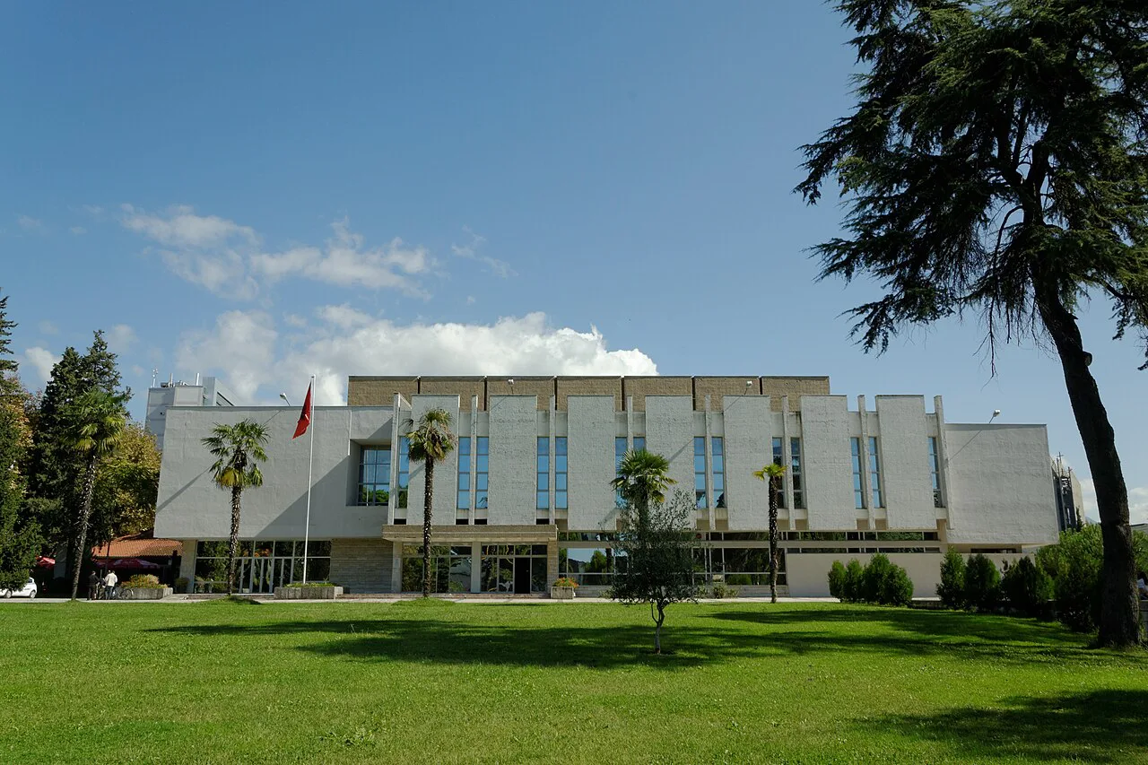 The National Gallery of Arts in Tirana.