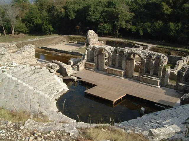 The Roman theatre at Butrint.
