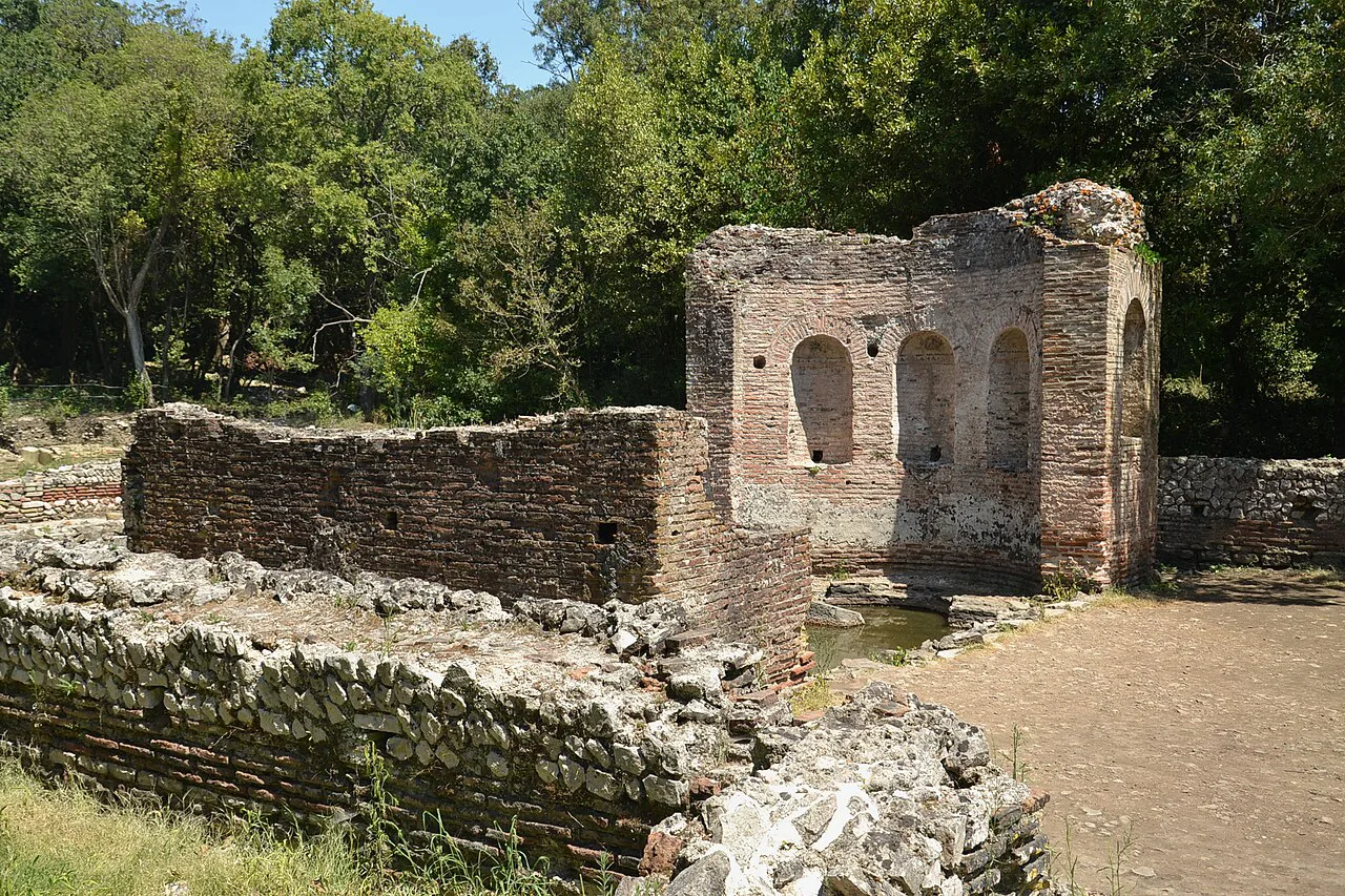 The ruins of the Triconch Palace at Butrint.